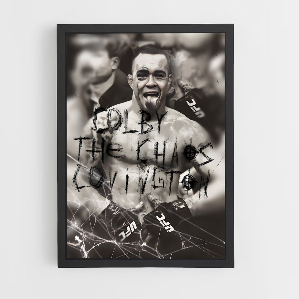 Poster Visage de Guerre – affiche MMA (vue 2)